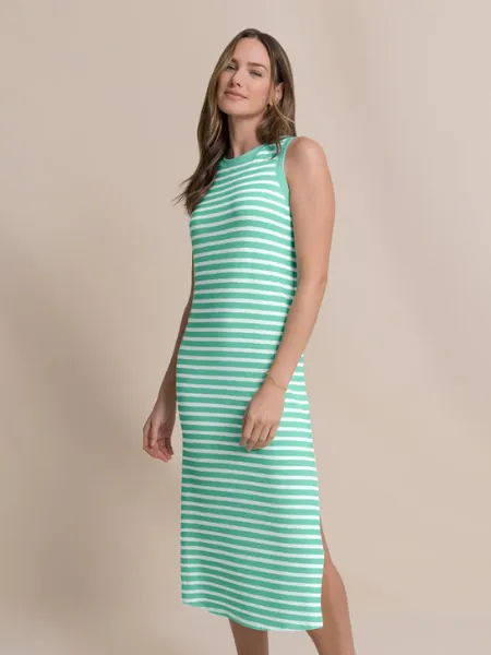 Ramona Stripe Midi Tank Dress